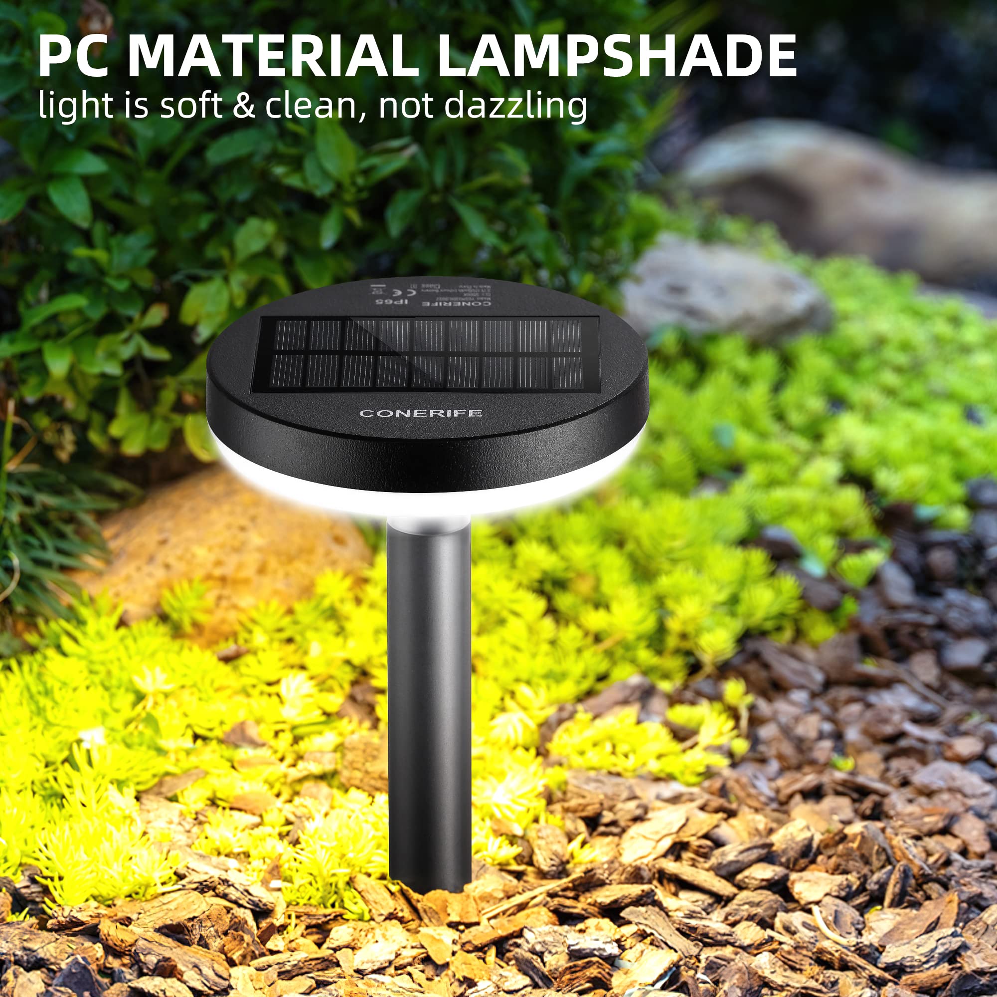8 Pack Solar Pathway Lights Outdoor - IP65 Waterproof Solar Garden Lights with Auto On/Off Dark Sensor - Perfect for Yard, Driveway, Porch, Walkway & Landscape Decoration