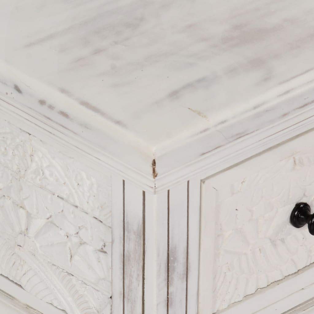 White Mango Wood Coffee Table 27.6