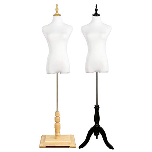 BEIFU FORM White Cotton Cloth Cover for Female Clothing Mannequin - Perfect for Retail Stores, Boutiques & Fashion Displays