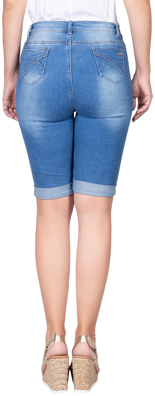 2LUV Women's Stretchy Skinny Jeans with Pockets - Comfortable Slim Fit Denim Pants for Casual Wear, Work & Everyday Outfits