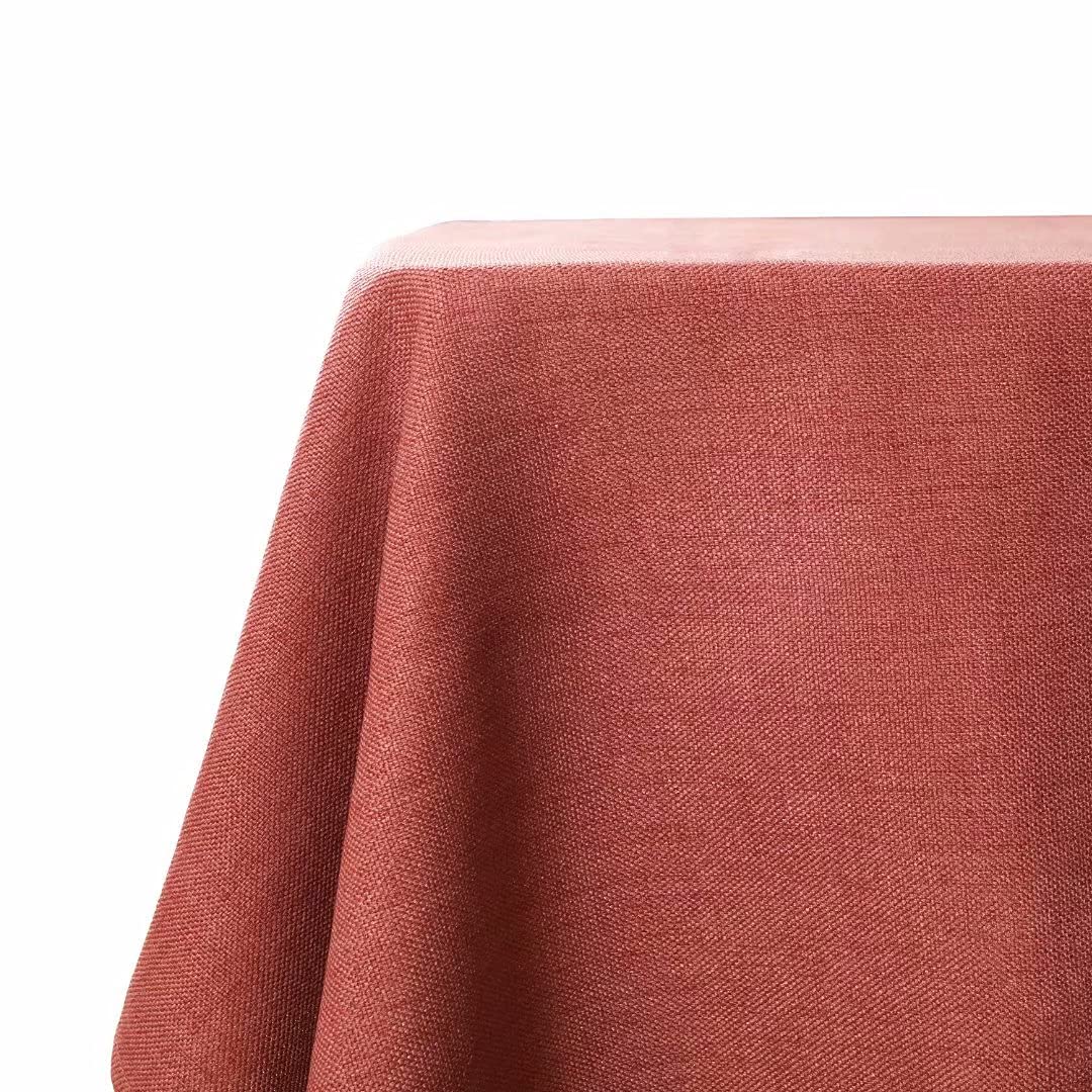 Heavy Duty Rectangle Tablecloth - Washable, Wrinkle & Water Resistant Table Cover for Kitchen, Dining, Farmhouse - Perfect for Everyday Use, Parties & Holiday Decorations