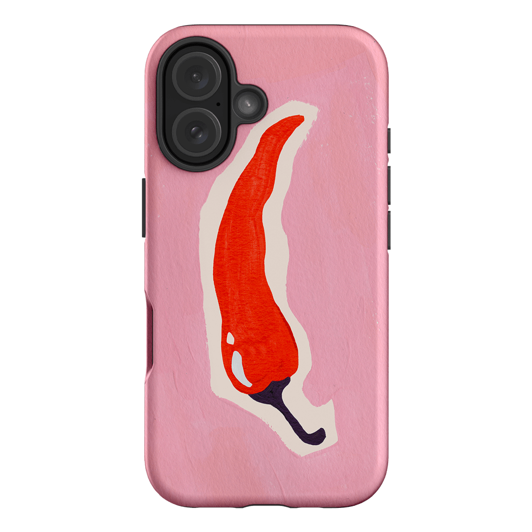 Premium Spicy Chili Pepper Pattern Phone Case - Durable Protective Cover for iPhone & Samsung - Perfect for Food Lovers & Trendy Accessories