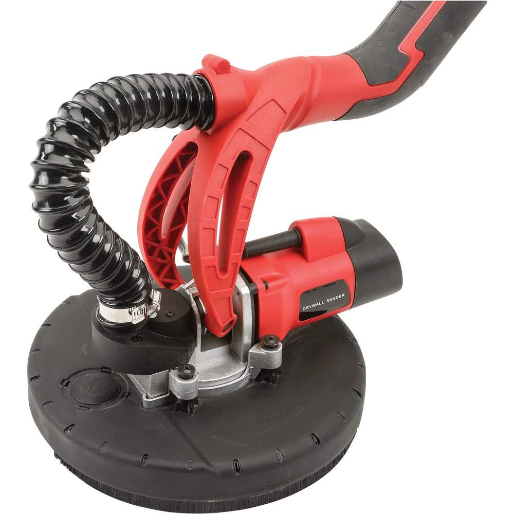 Grizzly Industrial T1239 - Professional Drywall Sander with Vacuum Attachment | Dust-Free Wall Sanding Tool for Home Renovation & Construction Projects