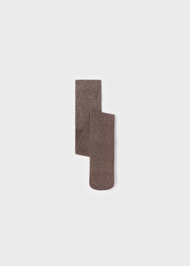 Girl's Mocha Color Tights - Soft & Stretchy Leggings for School, Dance, and Everyday Wear