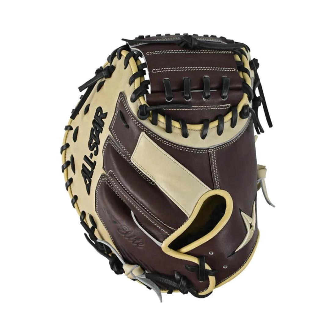 All Star S7 Elite 34 Baseball Catcher's Mitt CM5000 - Premium Leather Glove for Baseball Players & Catchers - Perfect for Training, Games & Professional Use