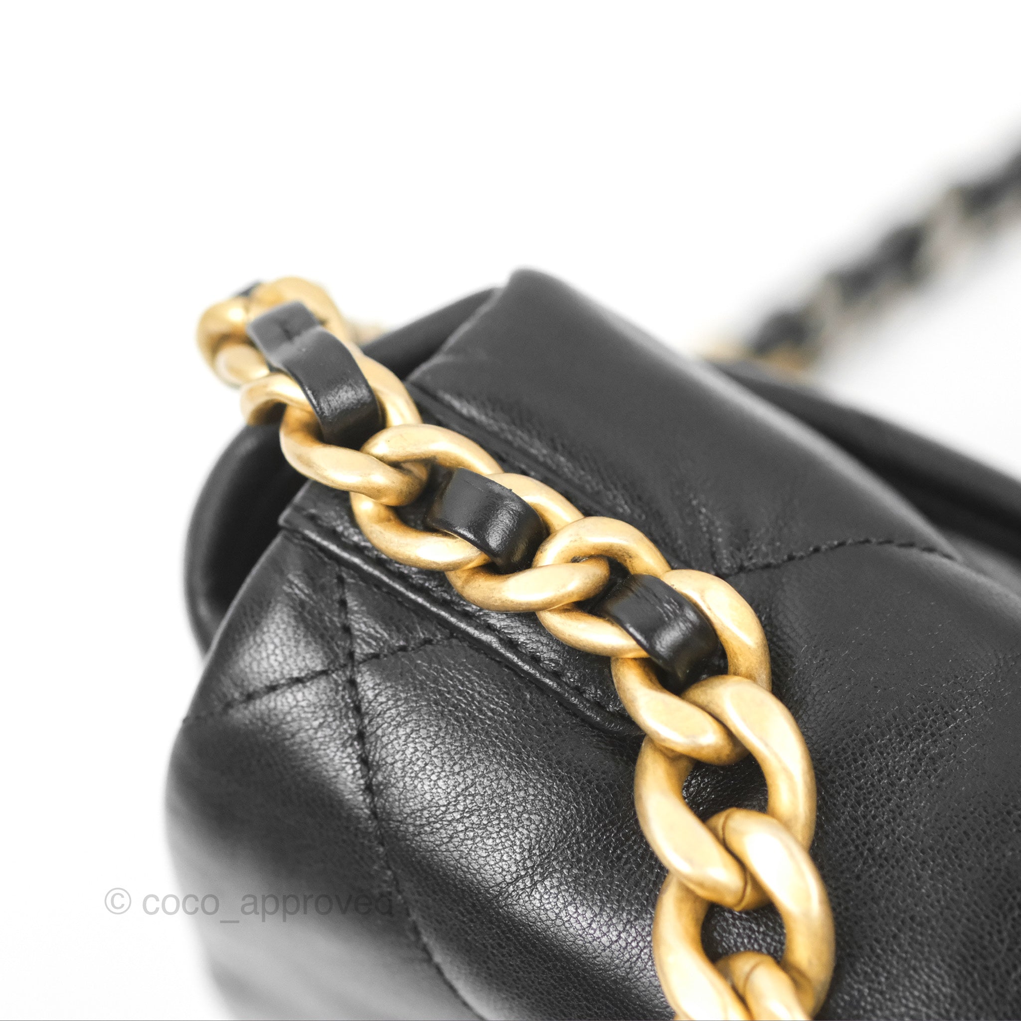 Chanel 19 Small Handbag Black Mixed Hardware - Luxury Designer Shoulder Bag for Women, Perfect for Date Night & Evening Events