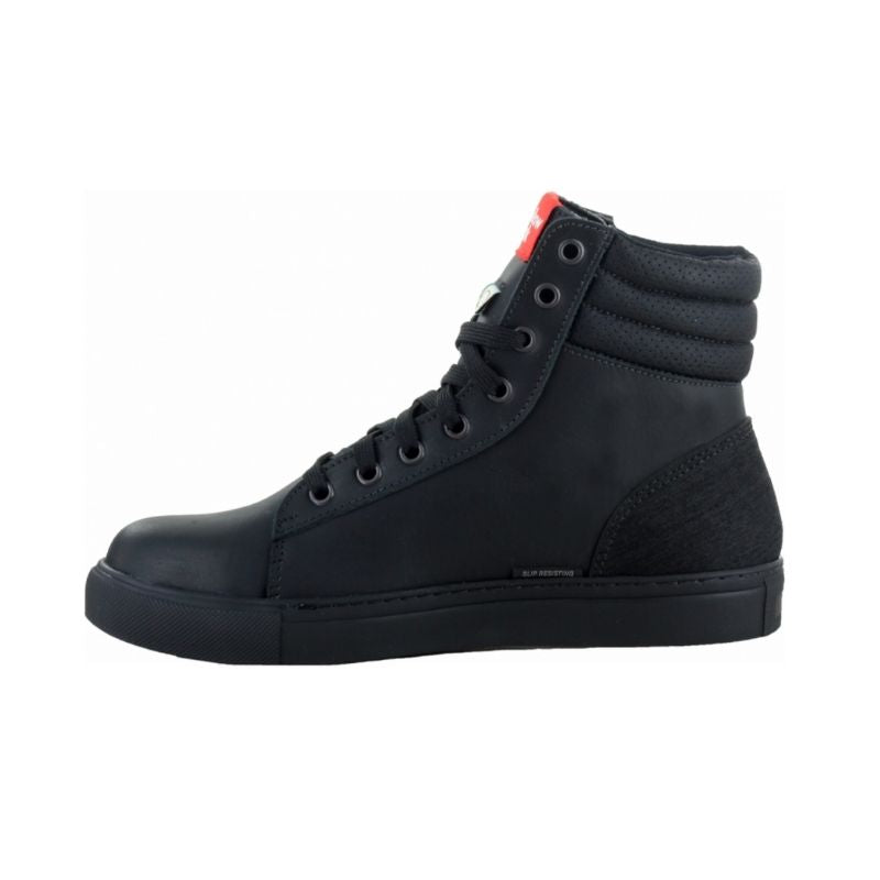 **Mellow Walk Jessica Women's High Top 6 Steel Toe Work Shoes - Black (486339) - Durable & Comfortable for Construction, Warehouse & Outdoor Work**