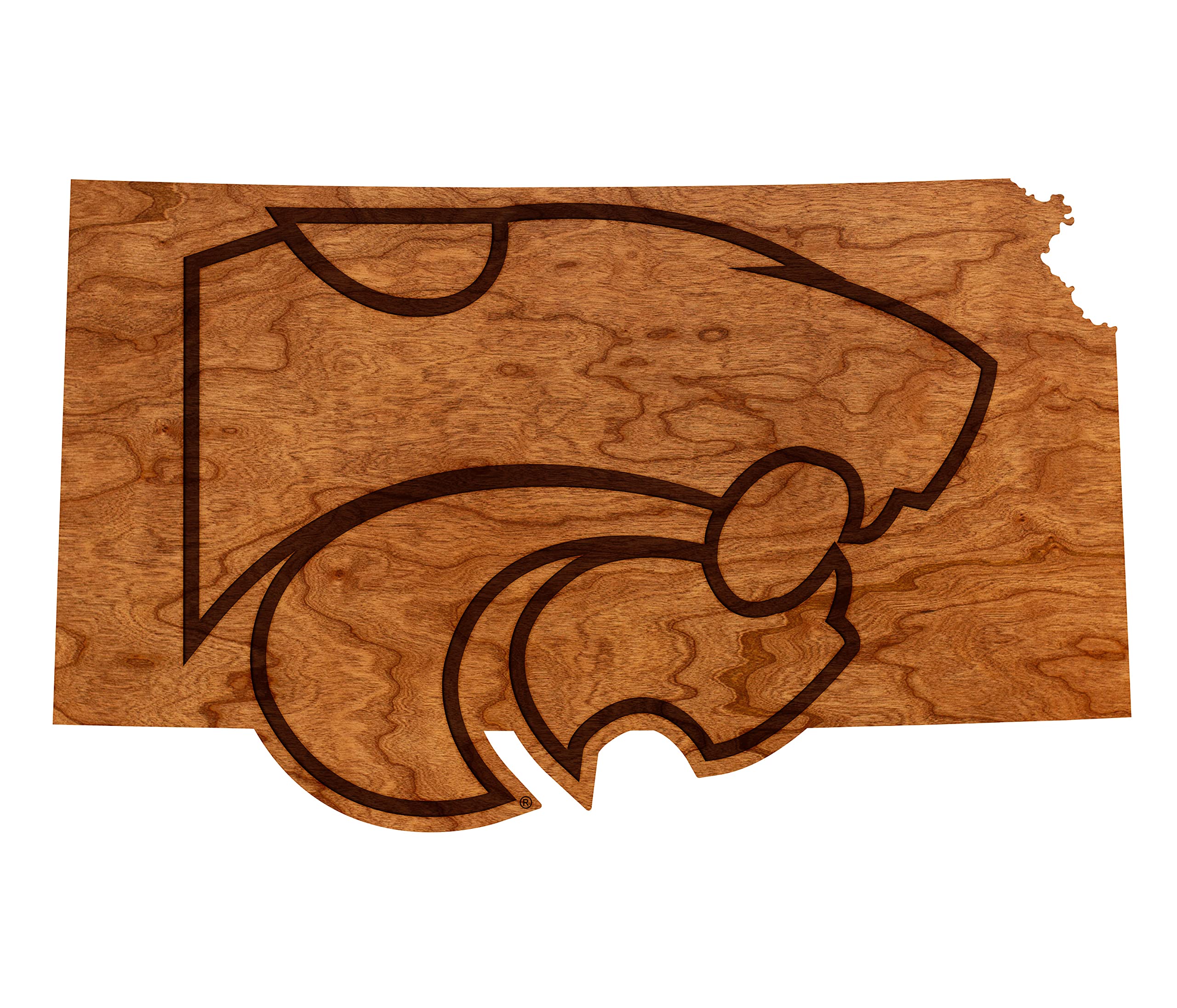 Officially Licensed NCAA College Wooden Wall Decor - Perfect for Dorm Room, Game Room, and Home Office Decorations