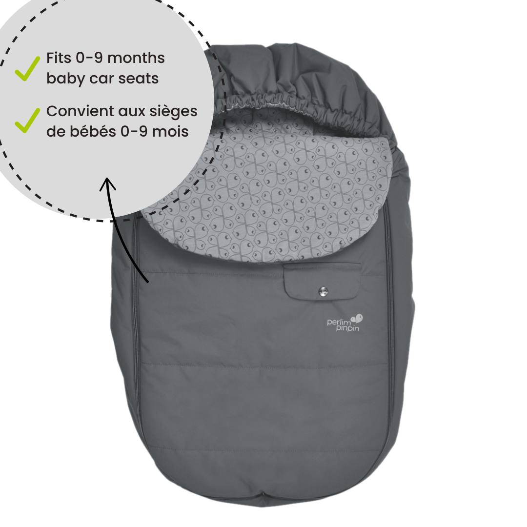 Infant Mid-Season Bunting Bag - Warm & Cozy Baby Sleeping Sack for Winter & Fall - Perfect for Stroller Walks, Outdoor Adventures & Nursery Naps