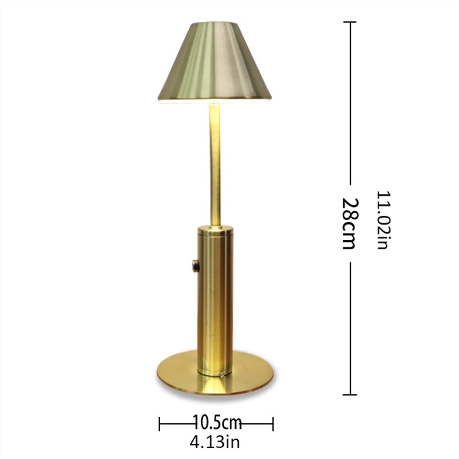 Nordic Modern Bedside Table Lamp with USB Charging - Dimmable Gold Lampshade for Bedroom, Living Room & Restaurant Lighting | Creative Desk & Bar Light