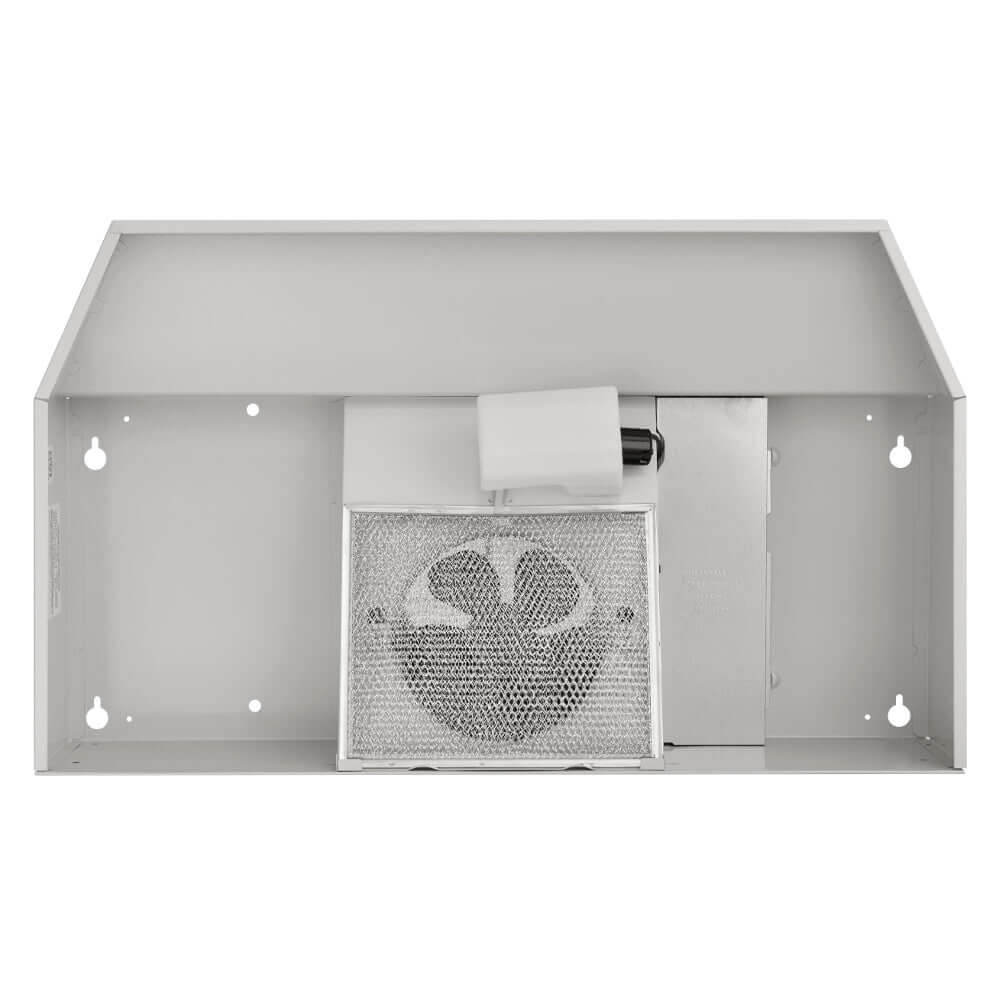 Broan F40000 Series 30-Inch Two-Speed 4-Way Convertible Under Cabinet Range Hood in White (F403011) - Perfect for Kitchen Ventilation & Smoke Removal