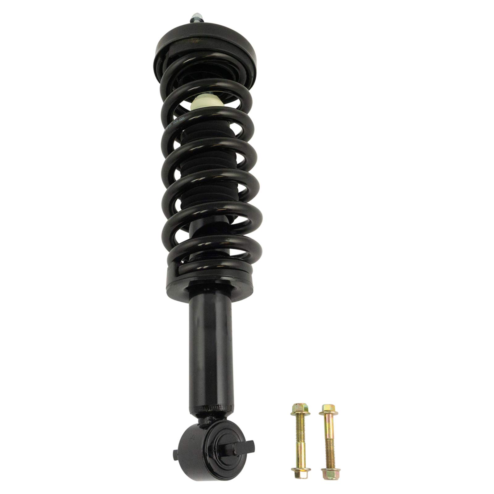 TRQ Front Left Complete Strut & Coil Spring Assembly - Driver Side Replacement for 2014 Ford F-150 Pickup Truck - Perfect for Smooth Ride & Off-Road Adventures
