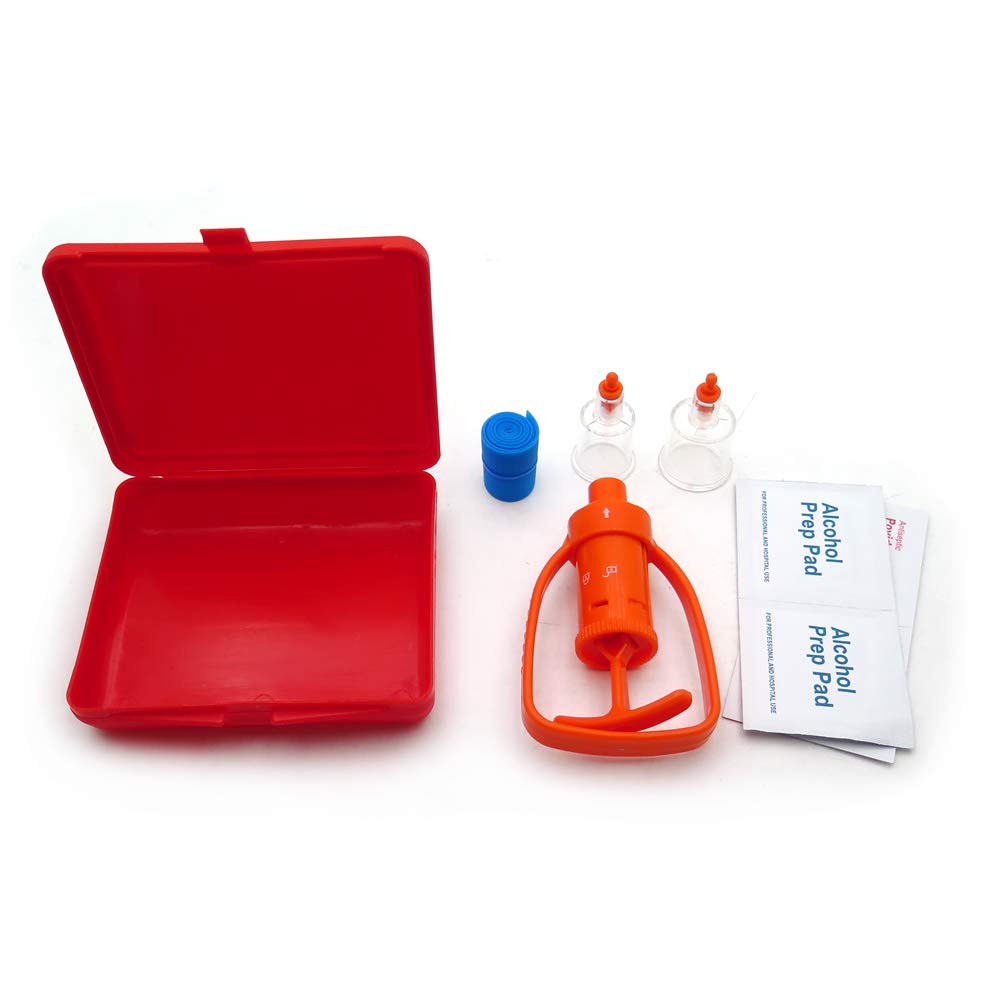 Outdoor Emergency Venom Extractor Pump Kit - First Aid Safety Tool for Snake Bites & Insect Stings | Portable Survival Gear for Hiking, Camping & Wilderness Adventures