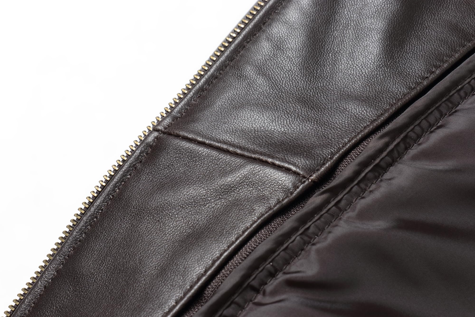 REED Men's New Zealand Lambskin Leather Jacket - Genuine Sheepskin Biker Coat for Motorcycle Riding & Casual Winter Wear