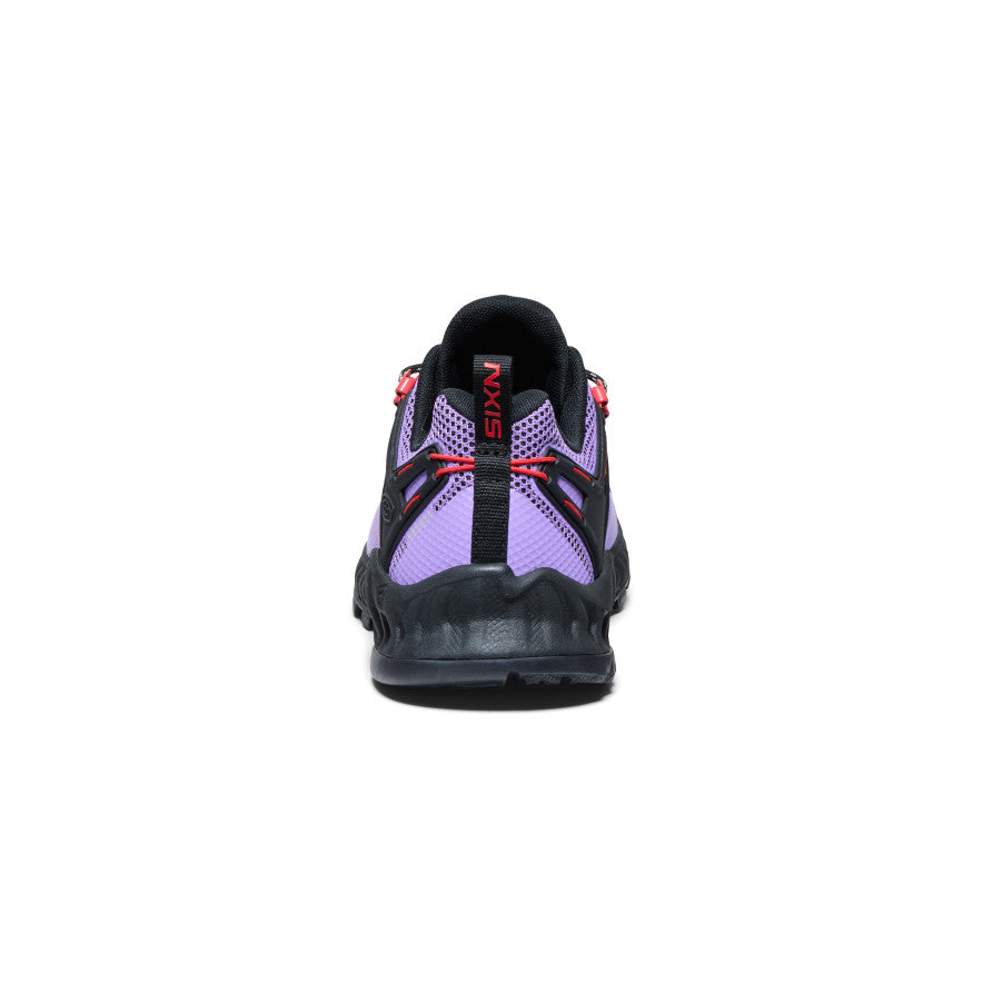 Women's NXIS EVO Waterproof Running Shoes - Lightweight & Breathable for Outdoor Jogging, Hiking, Gym Workouts - Paisley Purple/Poppy Red - Perfect for Trail Running, Travel & Everyday Wear