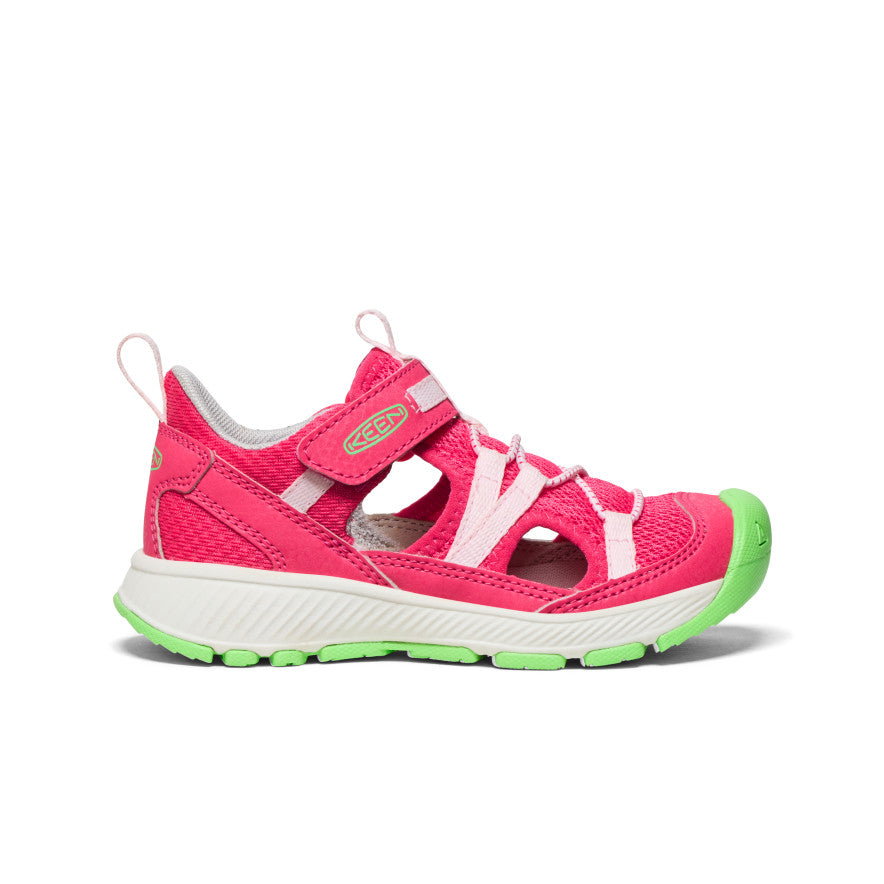 Motozoa Kids' Sandals for Toddlers & Little Girls - Raspberry & Giggle Pink Water Shoes for Beach, Pool & Outdoor Play