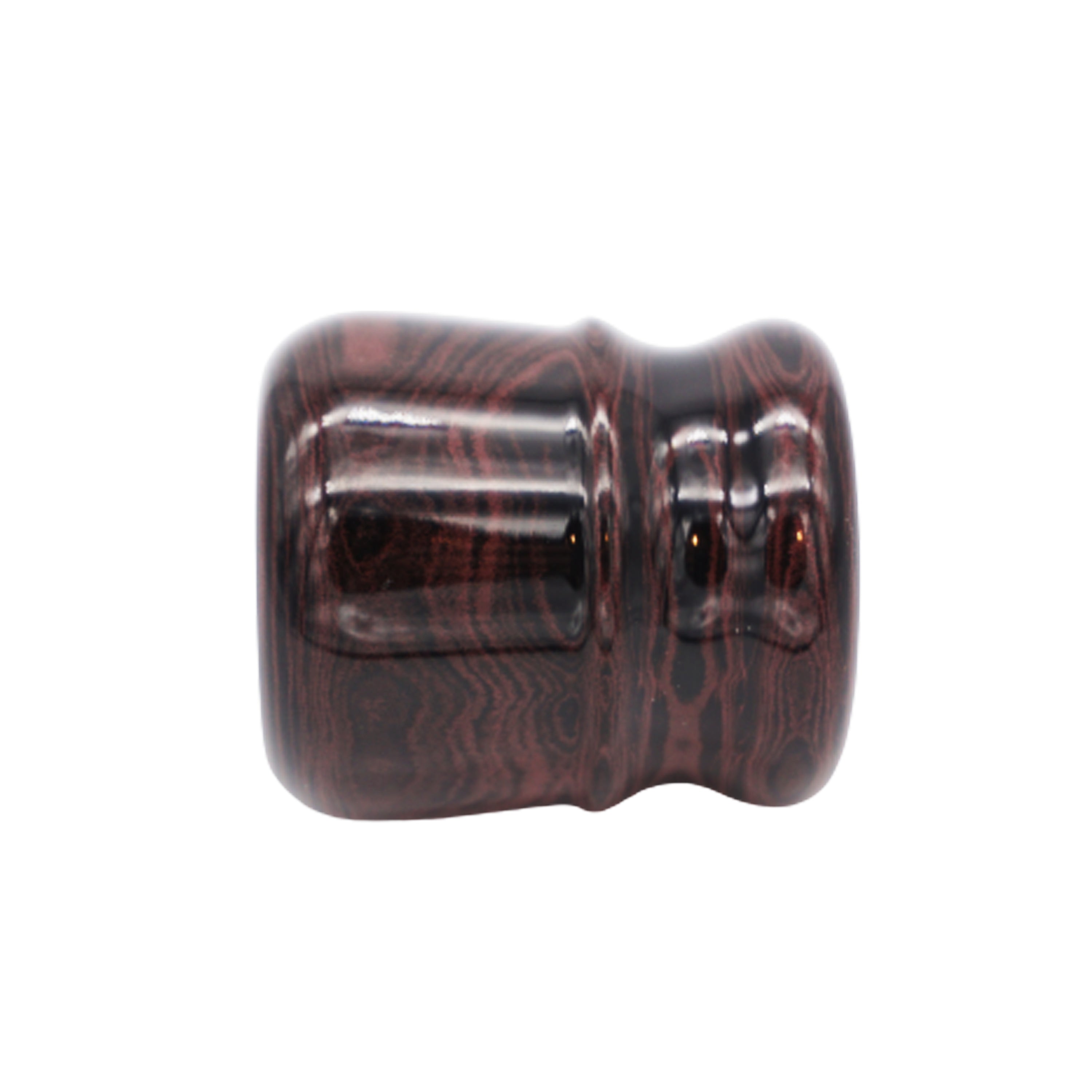 Premium Handmade Raspberry Ebonite Shaving Brush Handle - Fits 24mm & 26mm Knots - Perfect for Wet Shaving & Grooming Gifts for Men