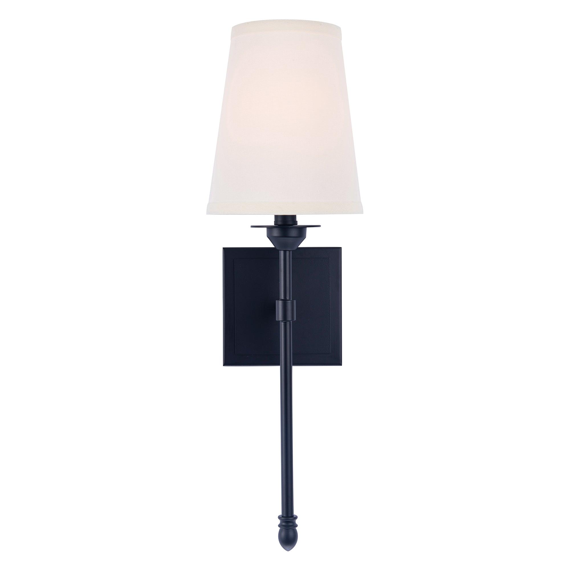 Modern Traditional 1 Light Wall Sconce - Manor Collection - Elegant Indoor Lighting for Living Room, Bedroom & Hallway