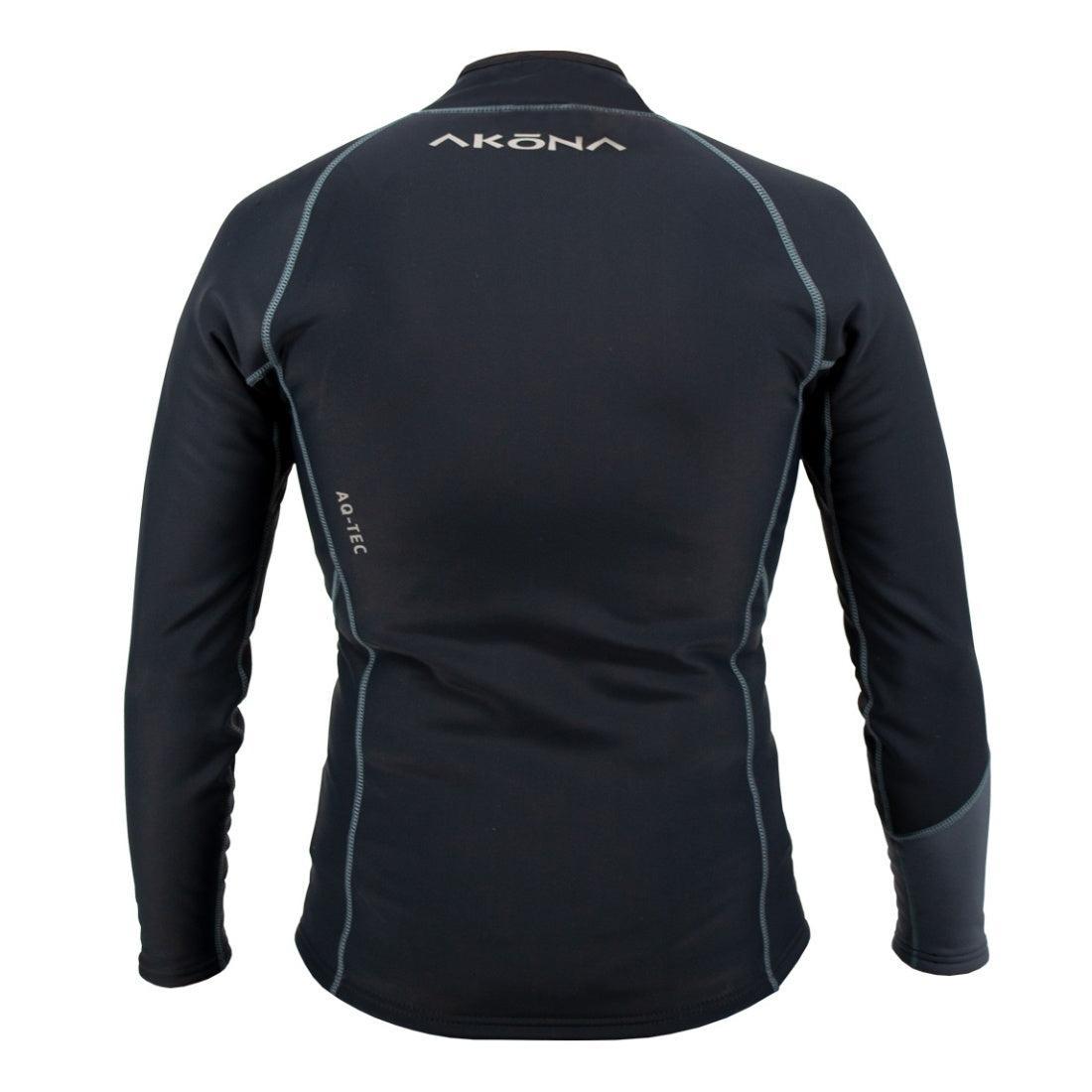 Akona AQ Tec Men's Long Sleeve Rash Guard Jacket - UPF 50+ Sun Protection, Quick Dry Swim Shirt for Surfing, Swimming & Water Sports