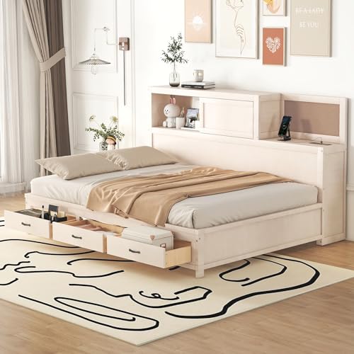 White-full, Wooden Daybed