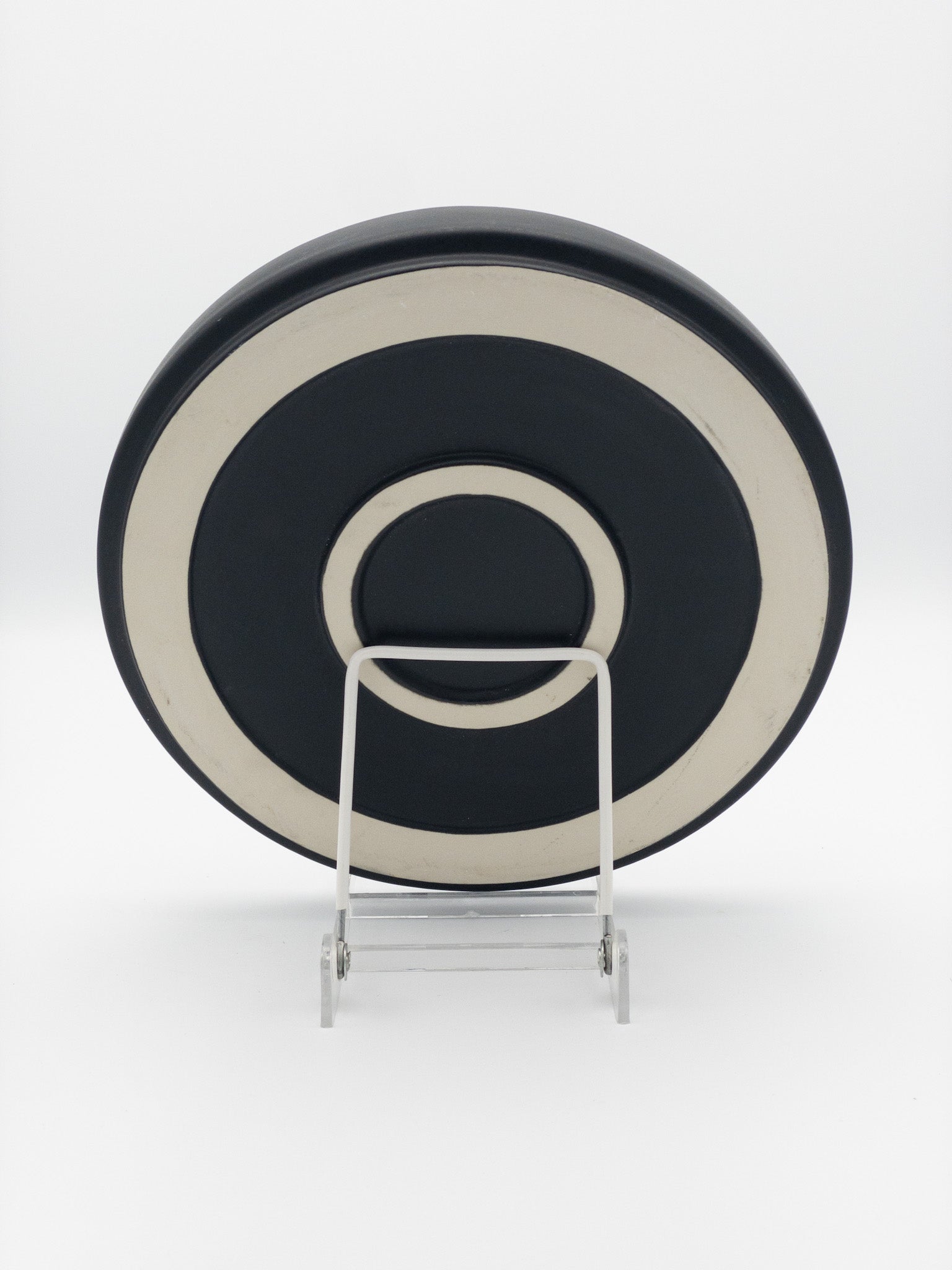 Modern American Dinner Plate Set - 4-Piece Matte Black Ceramic Plates for Everyday Dining & Entertaining
