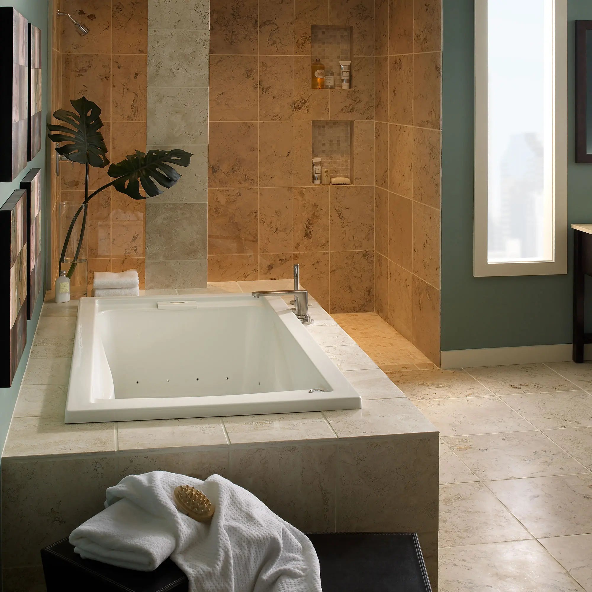 Evolution® 60 x 32 Inch Deep Soak® Drop-In Bathtub - Luxurious Freestanding Soaking Tub for Spa-Like Relaxation at Home