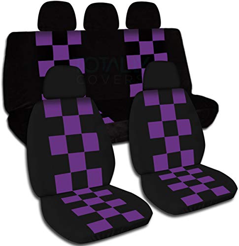 Black and Purple Checkers