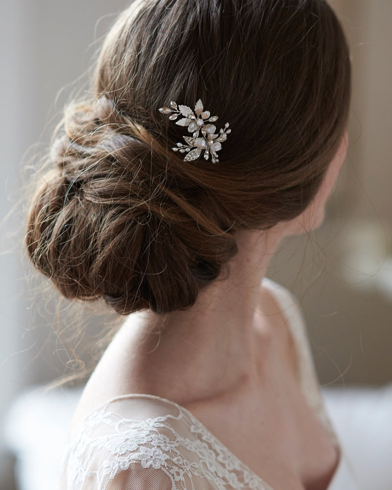 Aviana Bridal Hair Pin - Elegant Crystal Wedding Hair Accessories for Brides, Bridesmaids & Prom | Perfect for Weddings, Formal Events & Special Occasions