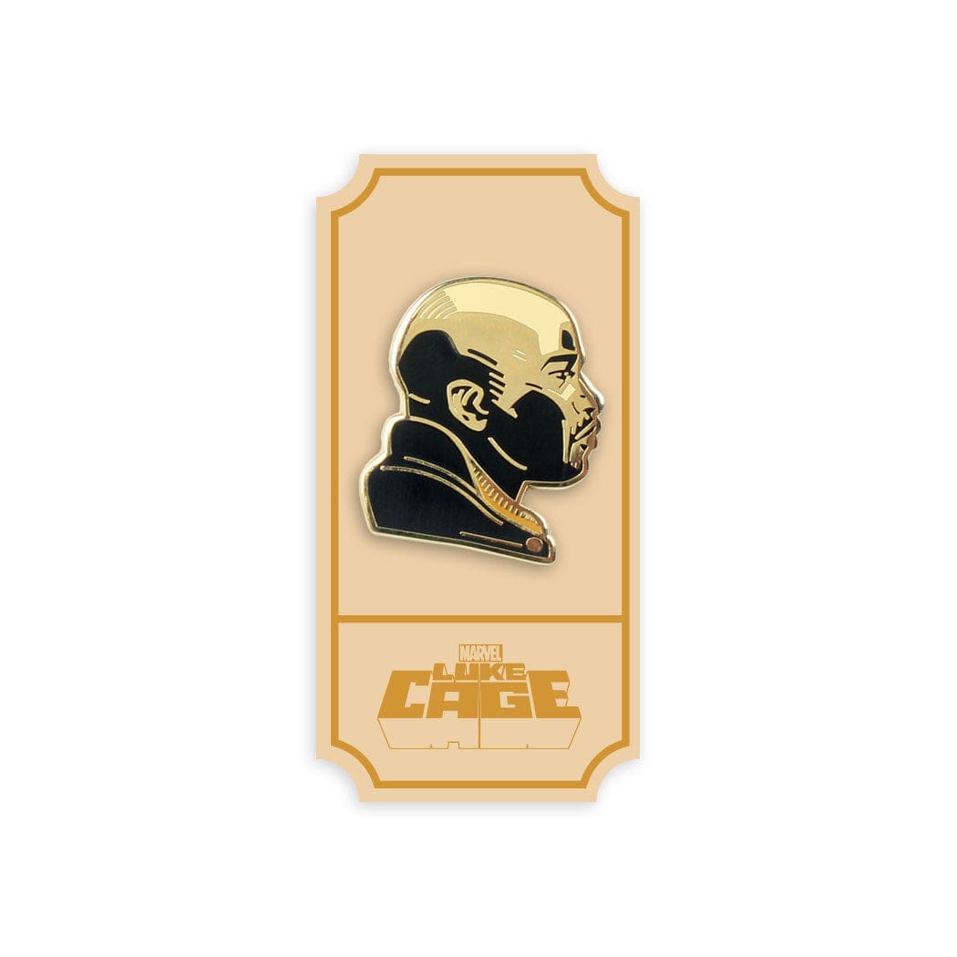 Luke Cage Marvel Comics Enamel Pin - Collectible Badge for Fans, Cosplay, Backpacks & Jackets