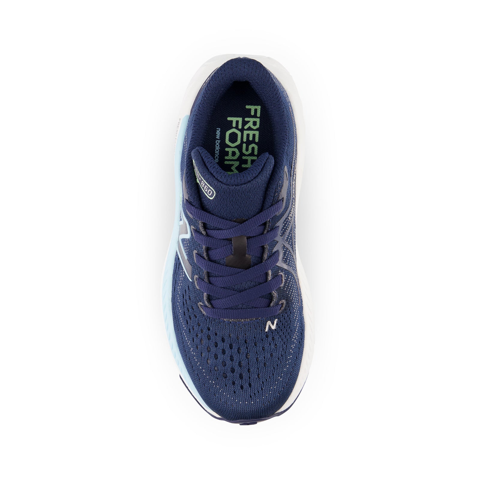 New Balance Kids' Fresh Foam X 860v13 Running Shoes - Navy/Blue/Green Aura (Toddler & Little Kid Sizes) - Perfect for School, Play & Daily Activities