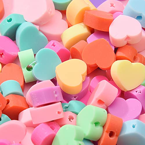 Mixed Color Heart - 100pcs