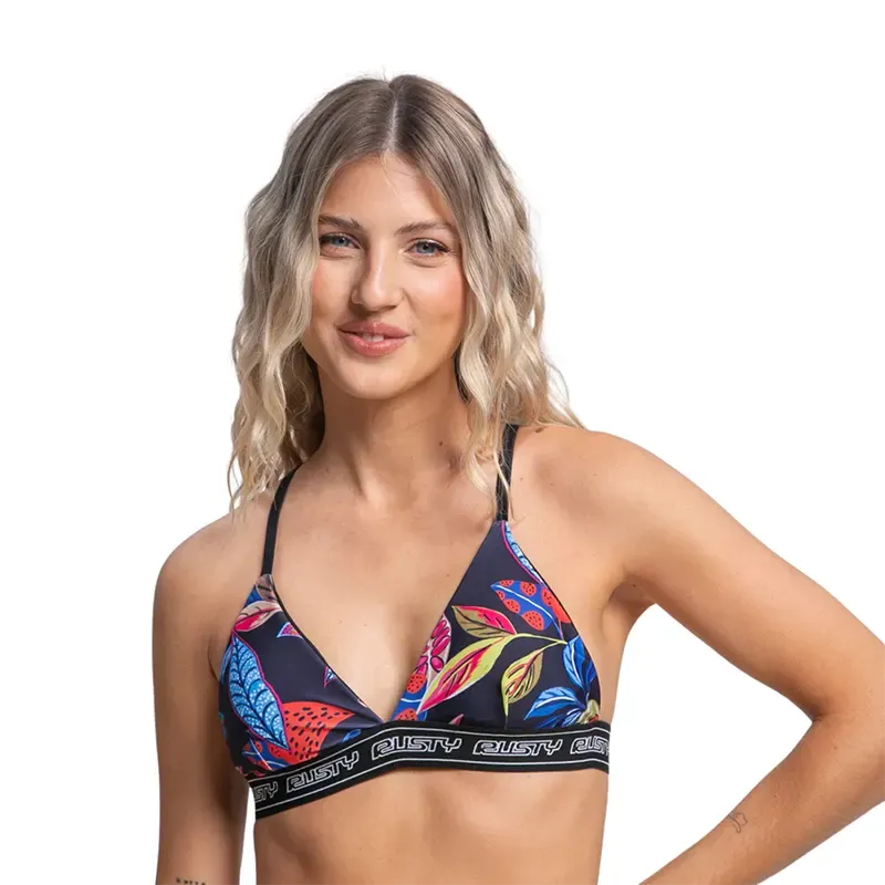 Rusty Palm Spring Triangle Bikini - Sexy Black Swimwear for Women | Perfect for Beach Vacations, Pool Parties & Summer Getaways