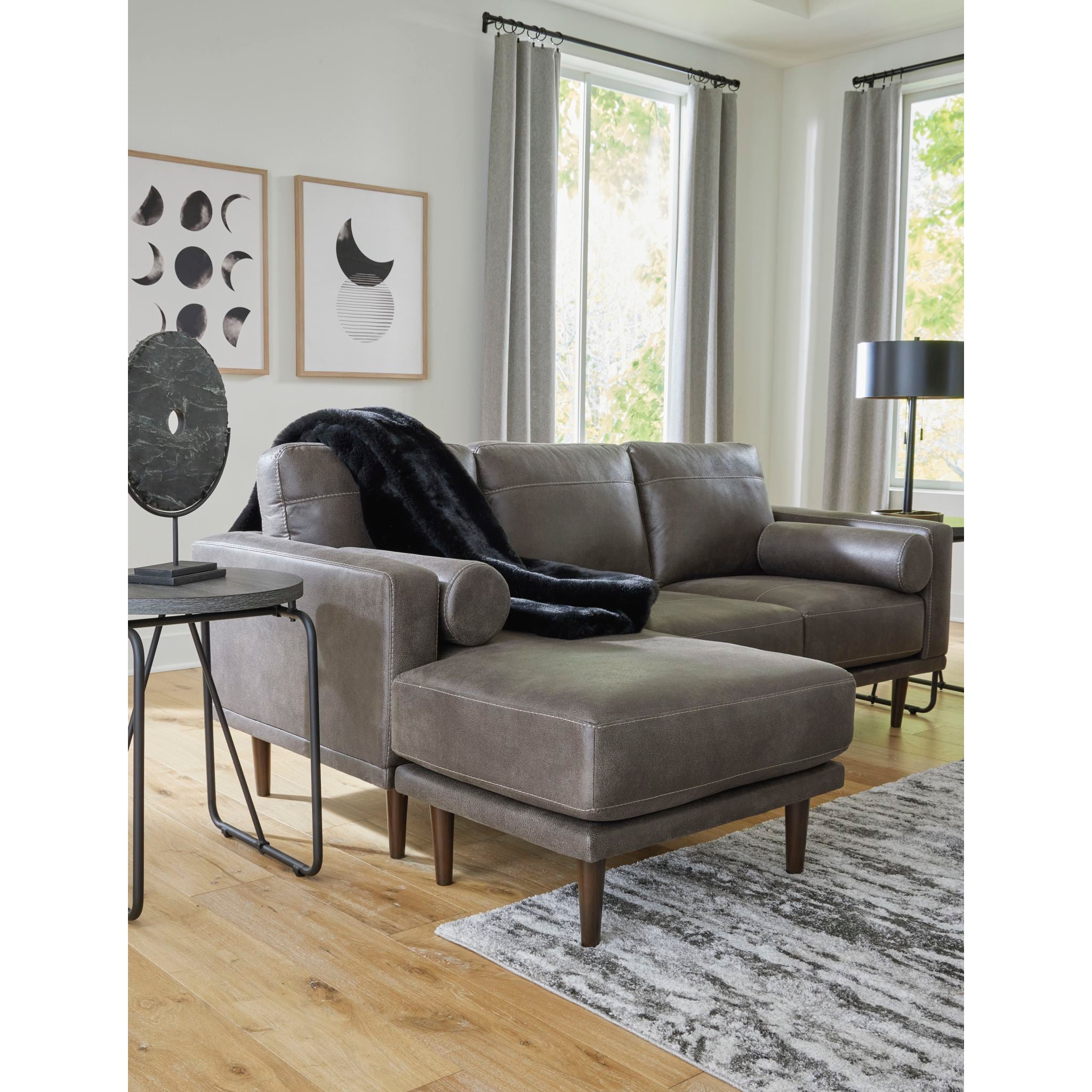 Arroyo Sofa Chaise - Modern Sectional Couch with Chaise Lounge | Perfect for Living Room, Family Room & Home Theater | Comfortable & Stylish Furniture for Relaxation