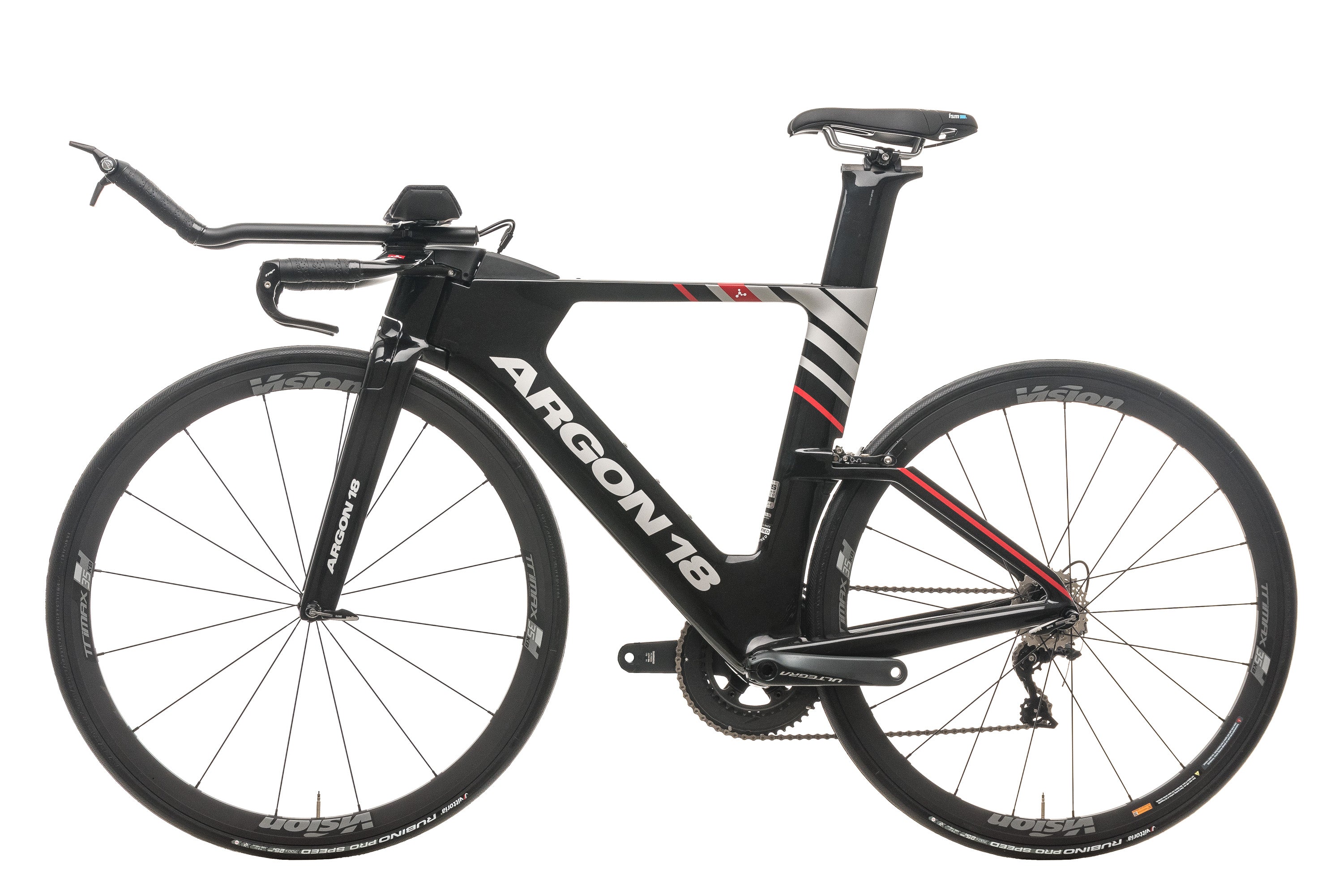 Argon 18 E-119 Tri Ultegra Triathlon Bike - 2020 Model, Medium Size | Premium Carbon Frame, Shimano Ultegra Groupset | Ideal for Ironman, Long-Distance Racing & Competitive Triathlons