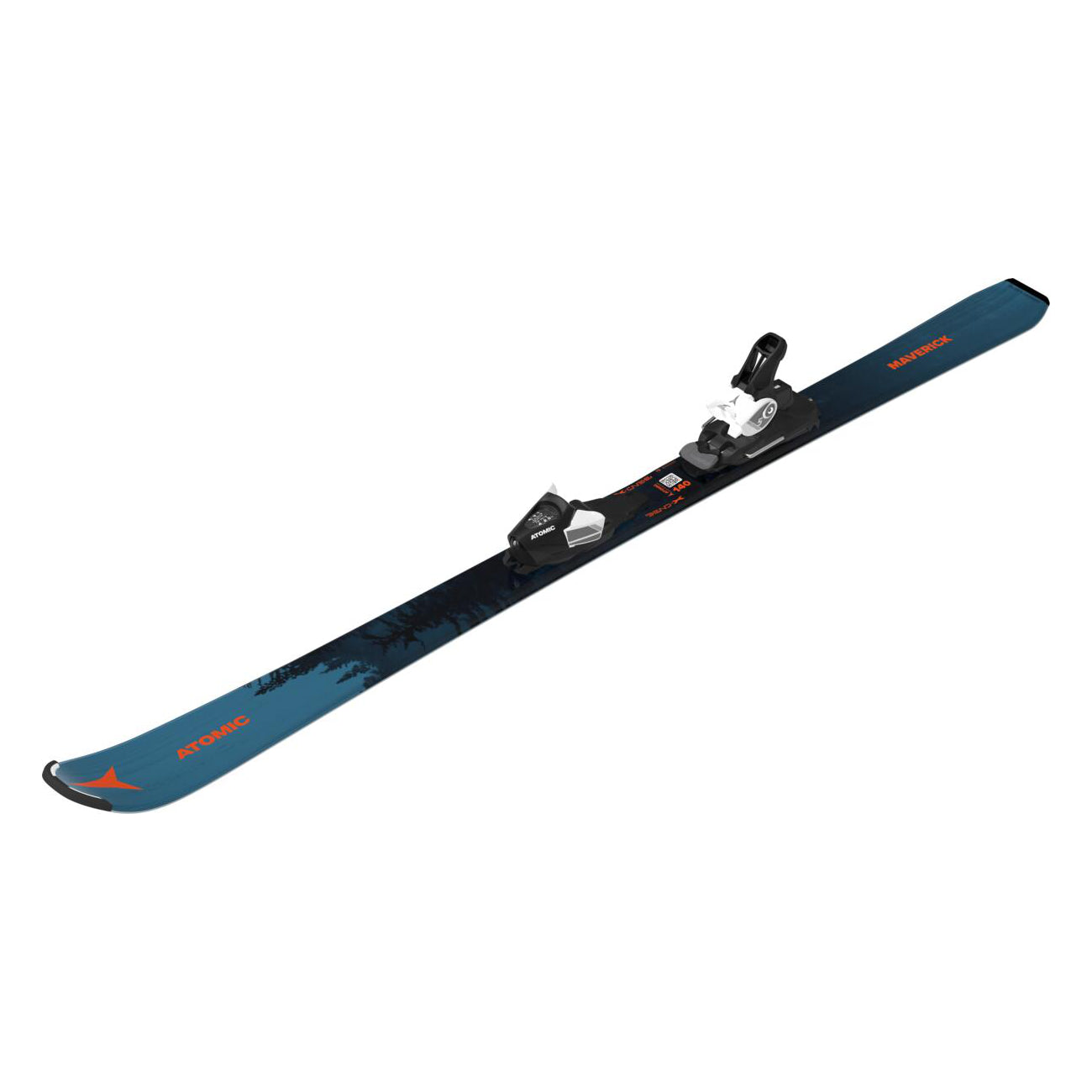 Atomic Junior's Maverick System Skis with C5 Bindings 2026 - Kids' All-Mountain Skis for Snow Adventures & Family Ski Trips