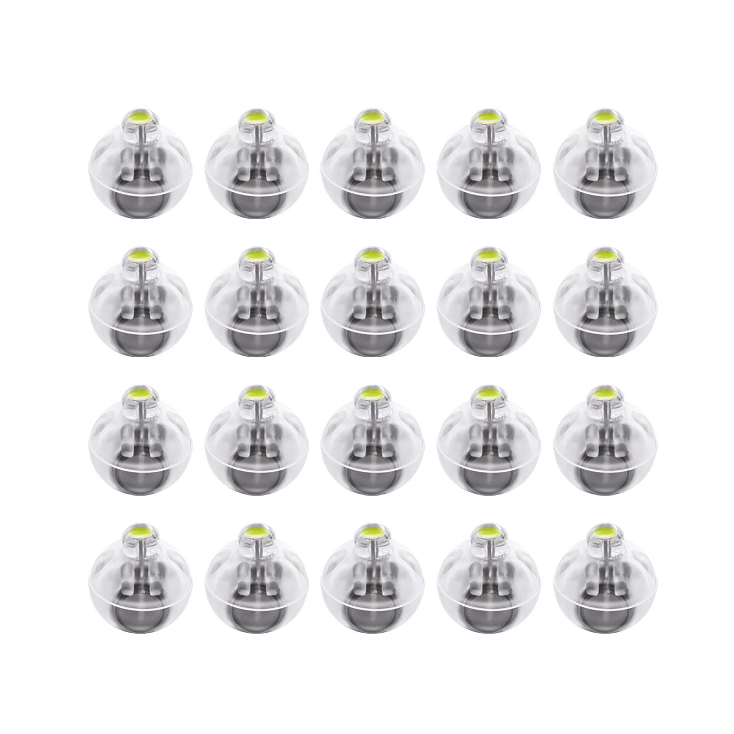 FEPITO 20PCS LED Mini Ball Lights for Christmas Party Decoration - Indoor & Outdoor Use