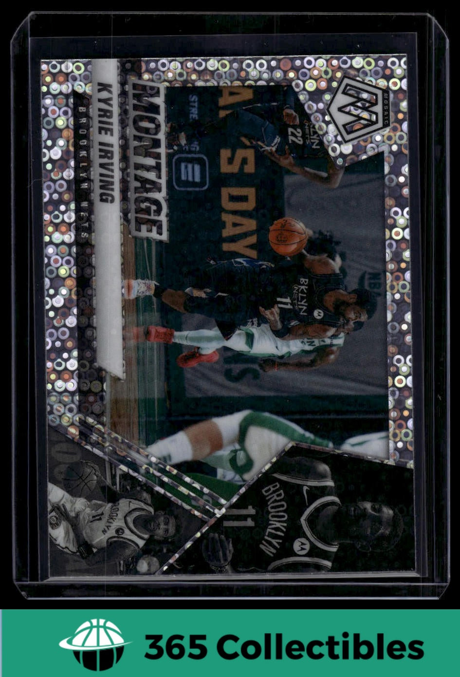 2020-2021 Panini Mosaic NBA Kyrie Irving Prizm #13 Basketball Trading Card - Brooklyn Nets - Collectible Sports Memorabilia for Fans and Card Enthusiasts