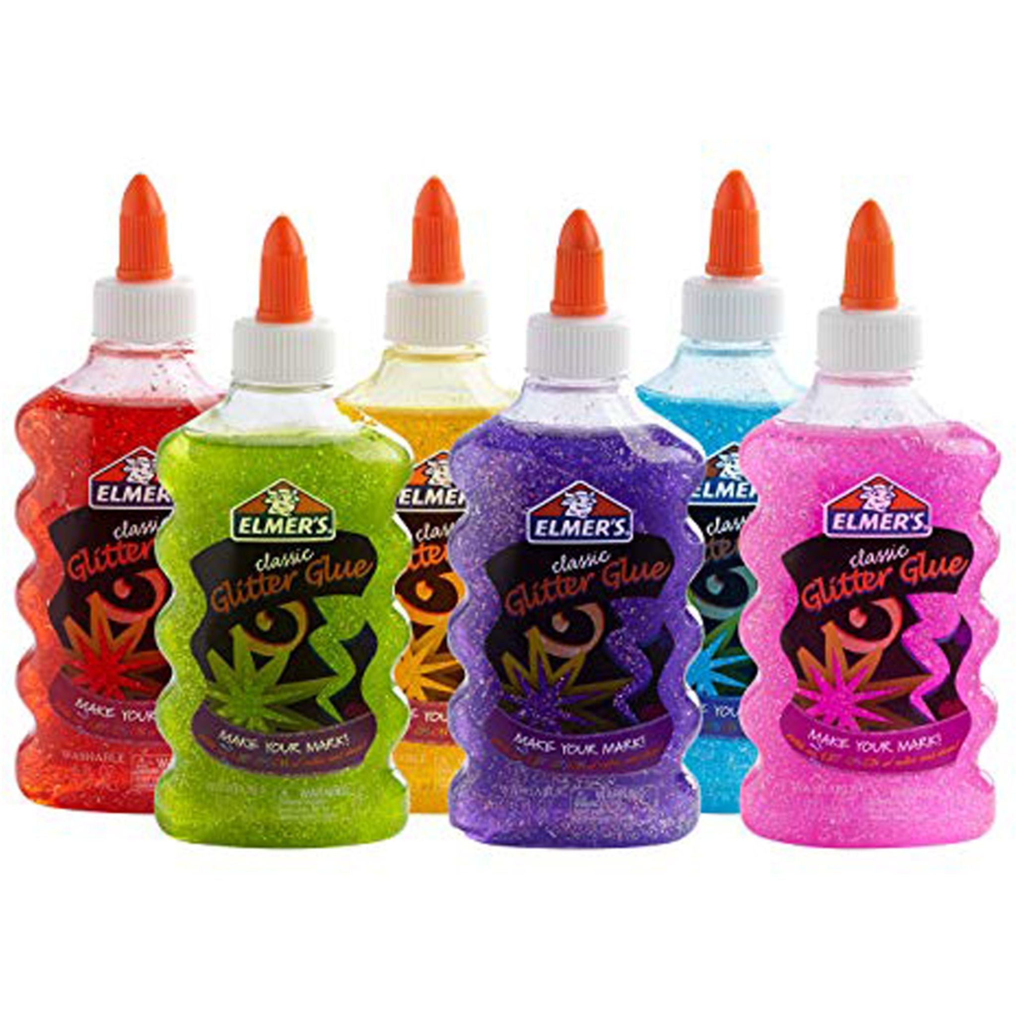 Elmer's Glitter Glue - Red, 6 oz Washable Glue for Kids Crafts, DIY Projects, School Supplies & Art Activities - Perfect for Scrapbooking, Card Making & Classroom Decorations
