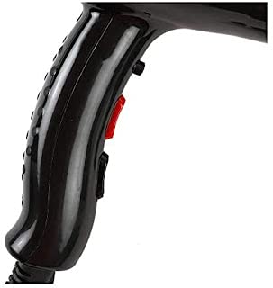 Professional 2000W Hair Dryer for Women & Men - Hot & Cold Air Settings, 2 Speed Options, Extra Nozzle for Powerful Blow Drying (Black) | Salon-Quality Styling at Home, Travel & Daily Hair Care