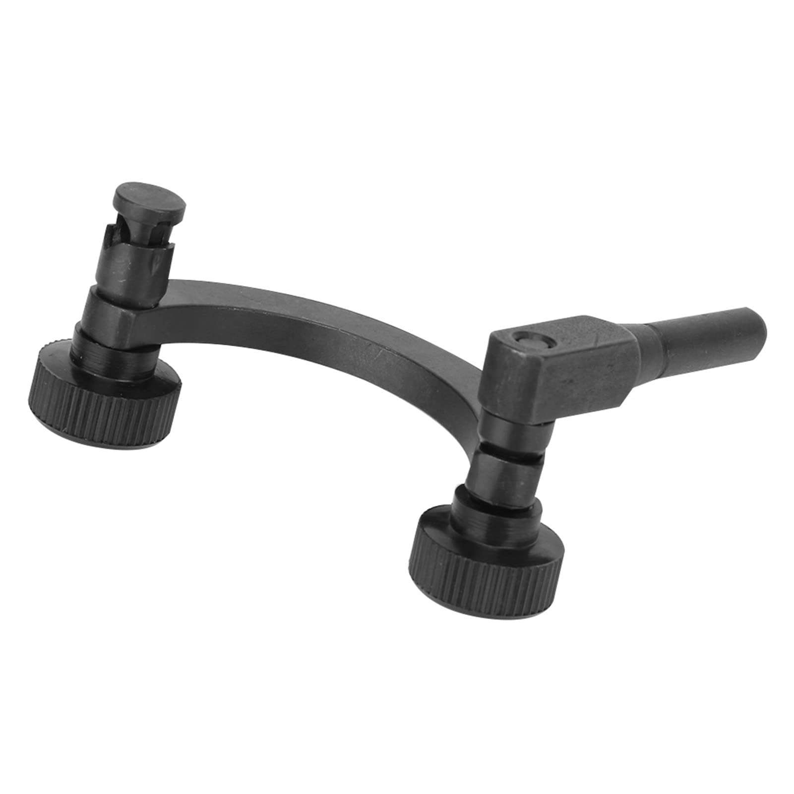 Acouto Half Round Combination Test Dial Indicator Holder - 8mm Dial Gauge Support Stand with Curve Base - Precision Measurement Tool for Machining, Woodworking & Metalworking