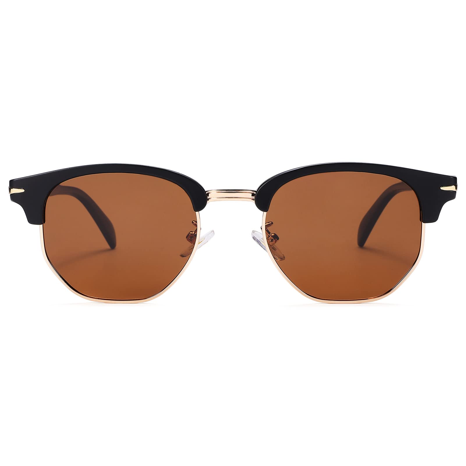 Pro Acme Semi-Rimless Polarized Sunglasses UV 400 Protection for Men & Women - Stylish Outdoor Shades for Driving, Beach & Sports
