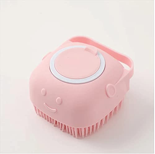 Premium Silicone Body Scrubber with Shampoo Dispenser - Exfoliating Bath Brush for Deep Skin Cleansing & Massage - Shower Brush for Women, Men & Kids (Multicolor, Pack of 1) - Perfect for Spa Days & Sensitive Skin Care
