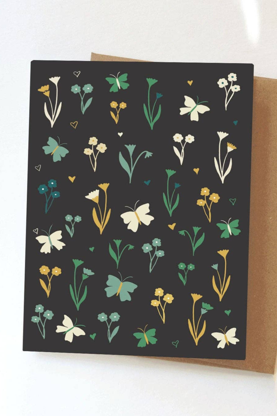 Night Blooms Greeting Card - Elegant Floral Design for Birthdays, Anniversaries & Special Occasions | Perfect Gift for Loved Ones