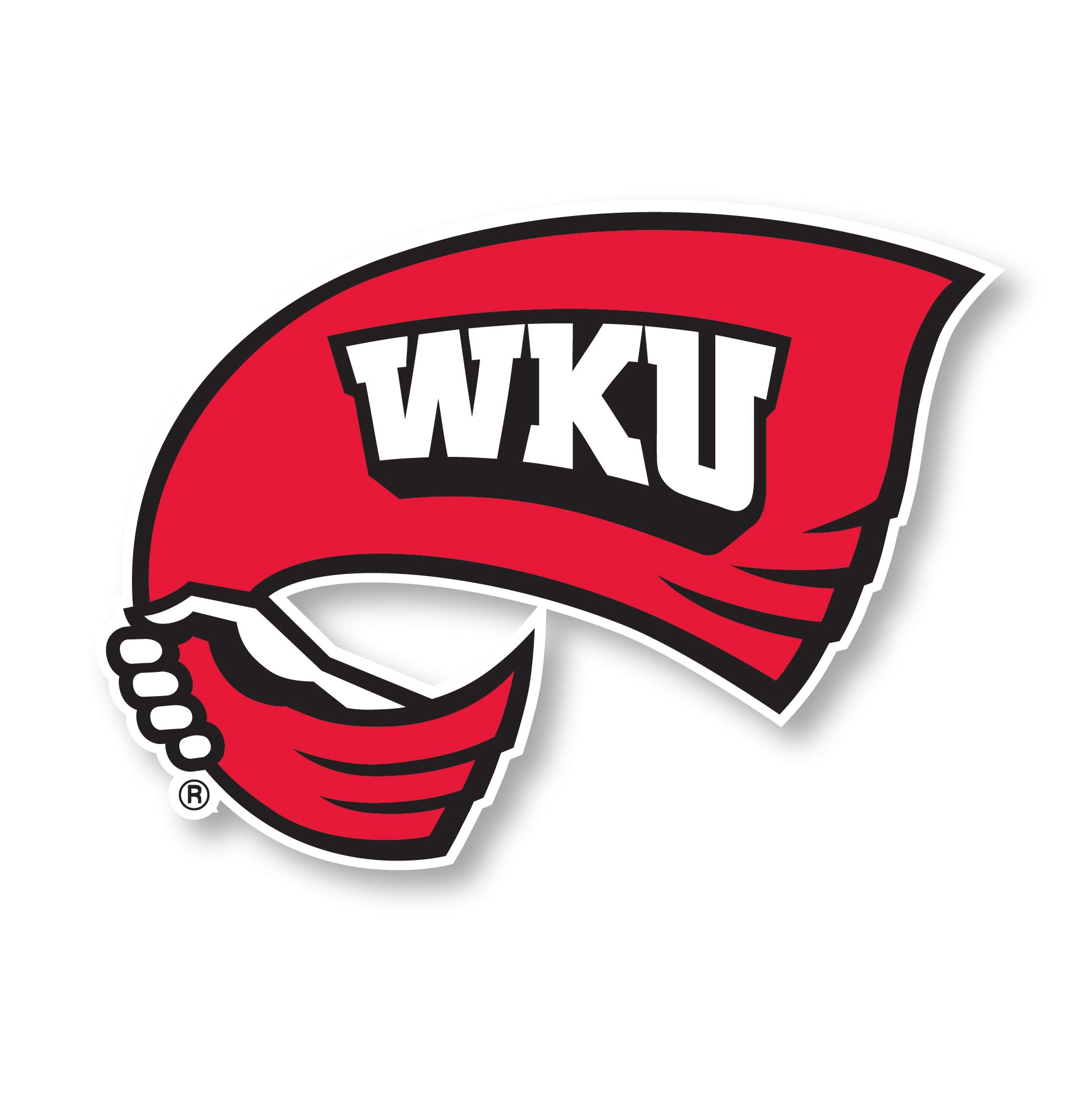 Western Kentucky Hilltoppers 2 Inch Vinyl Mascot Decal Sticker 4-Pack - Officially Licensed NCAA College Stickers for Cars, Laptops & School Spirit - Perfect for Fans, Alumni & Game Day Decor