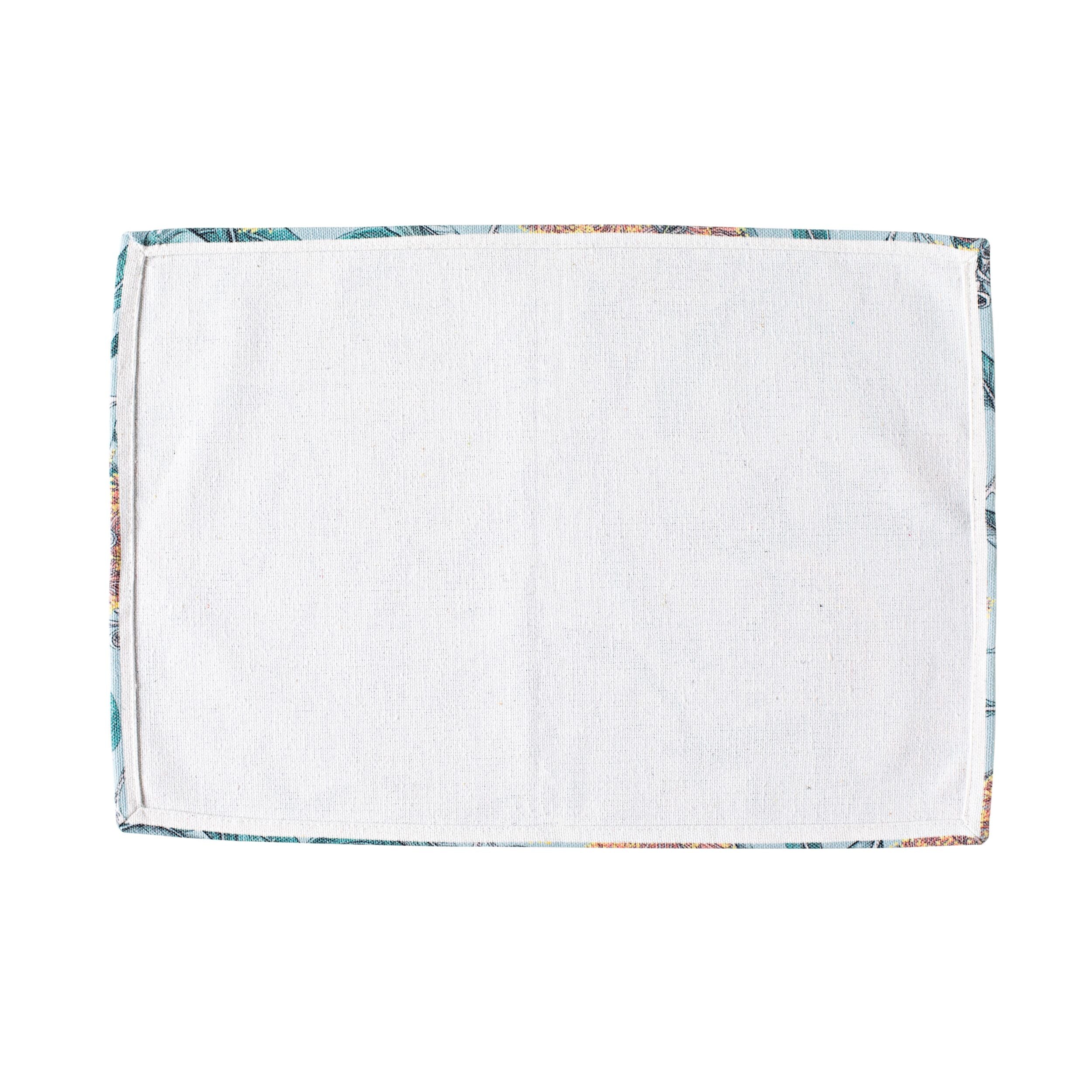 Premium Aruba Orange Gum Nut Placemat Set - 33x48cm Natural Fiber Table Mat for Dining, Kitchen, and Outdoor Use - Eco-Friendly and Durable Home Decor