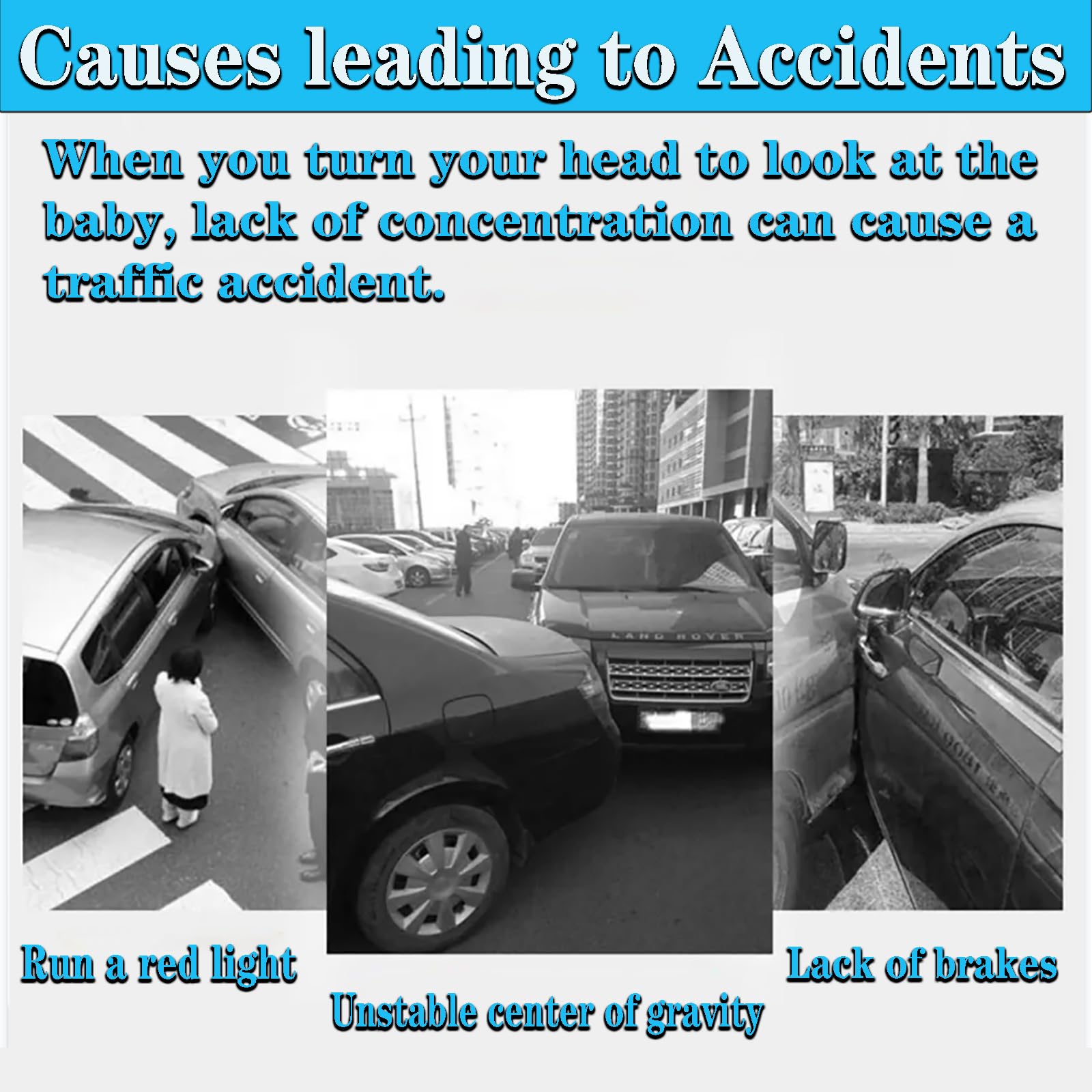 Yuentoen Shatterproof Baby Car Mirror - 360° Adjustable for Rear Facing Seats & Safe Travel