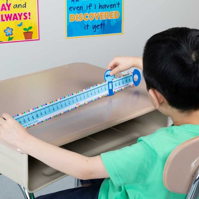 Interactive Slide and Learn Positive & Negative Integers Number Lines - Set of 12 for Classroom Math Activities & Homeschool Learning | Educational Math Manipulatives for Elementary Students