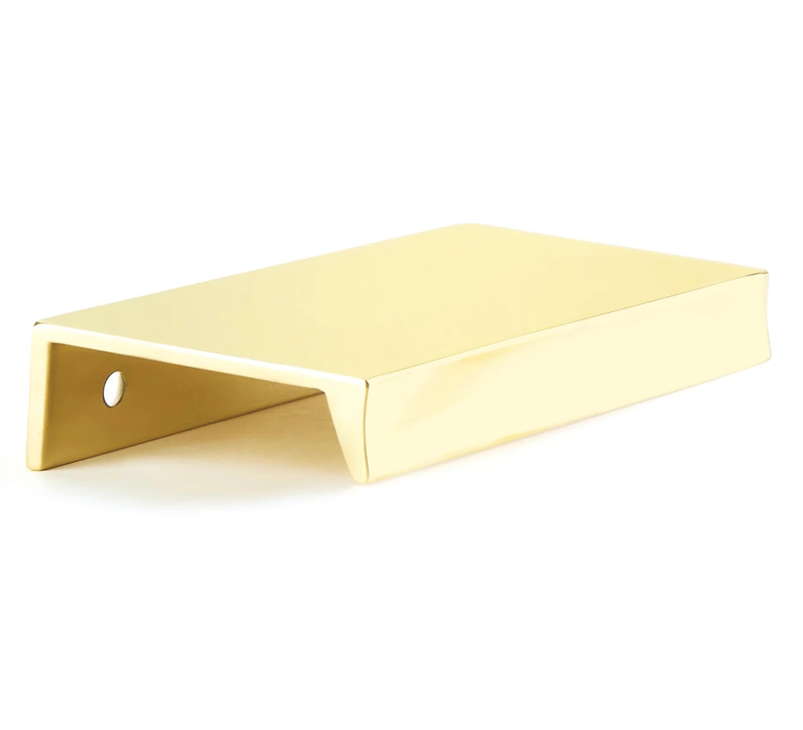 Vintage Unlacquered Brass Parker Edge Drawer Pulls - 3 Inch Cabinet Handles for Kitchen & Bathroom - Classic Hardware for Dressers, Cabinets & Furniture (Set of 10)