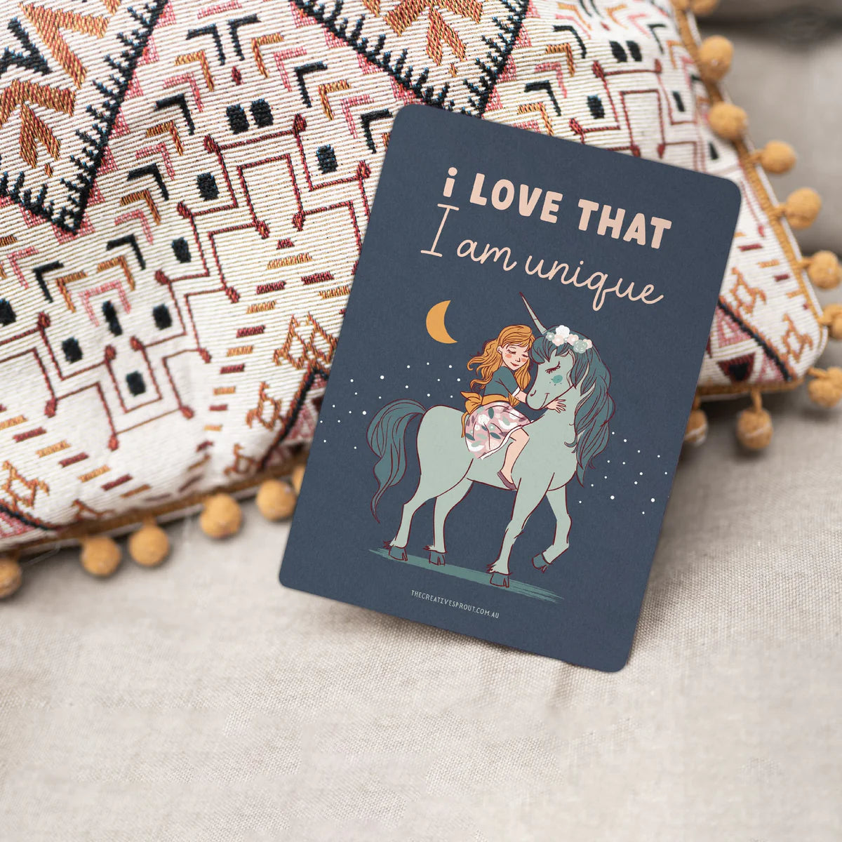 Creative Sprout Anxiety & Confidence Affirmation Cards for Kids - Positive Mindset & Emotional Growth - Perfect for Home, Classroom & Therapy Sessions