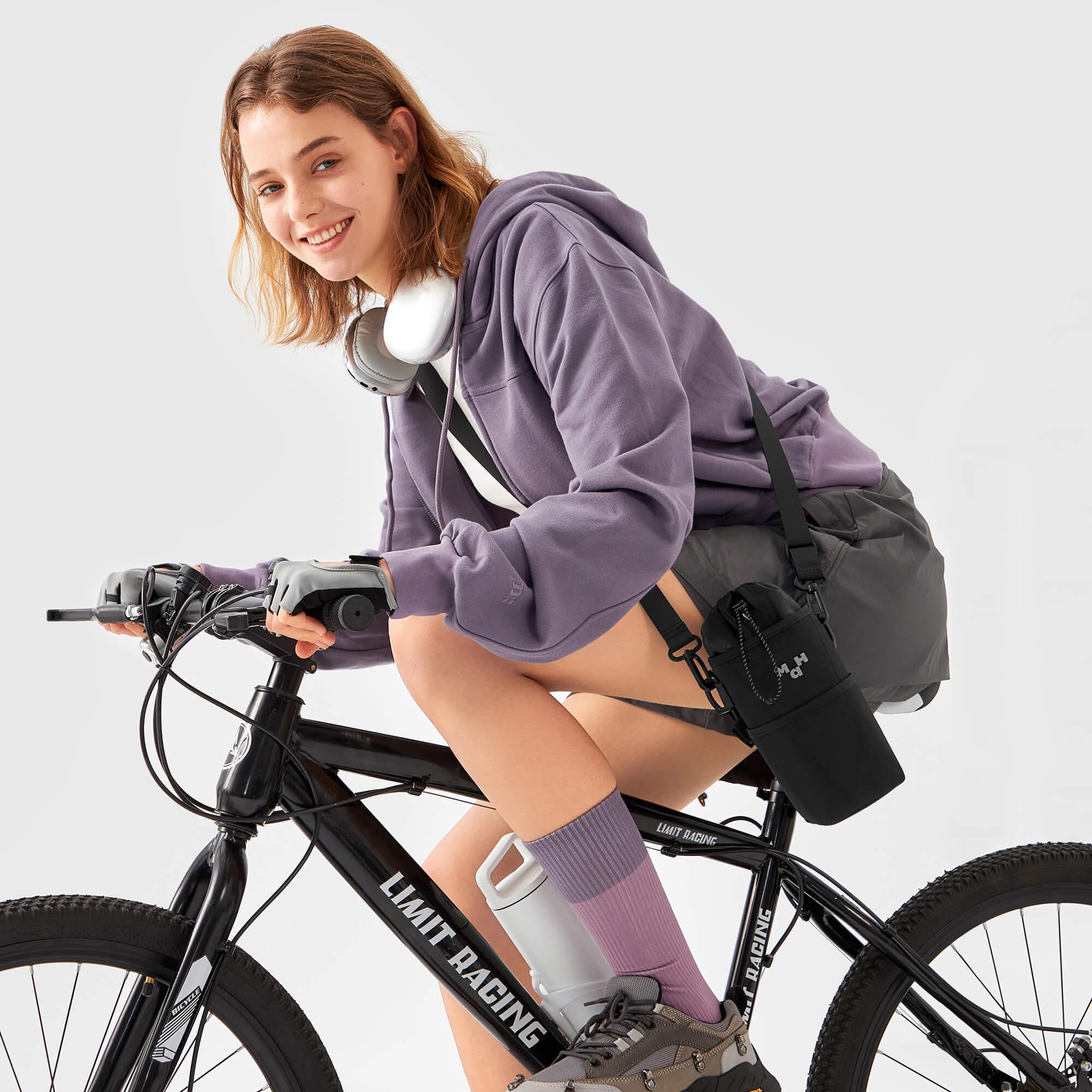 Loop Bottle Bag for Urban Cycling - Waterproof & Durable Bike Bottle Holder for Commuters & Outdoor Enthusiasts | Perfect for Biking, Hiking & Daily Use